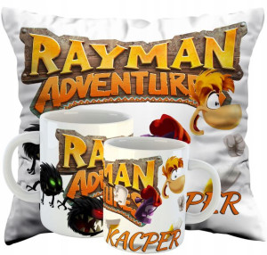 Zestaw Poduszka +kubek 40x40 Rayman Prezent Y4