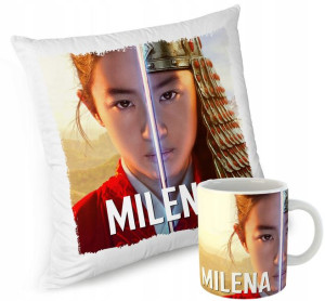 Zestaw Poduszka Kubek Mulan Disney Prezent Y5