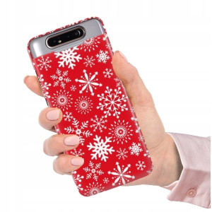 ETUI DO SAMSUNG A80 Zimowe Zima Christmas Wzory