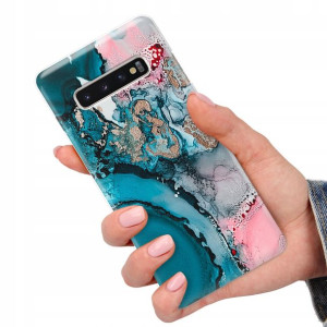 Etui do SAMSUNG S10 PLUS Case Marmurki Top Wzory