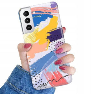 ETUI do SAMSUNG S21 PLUS 5G Kolorowe Pastele Wzory
