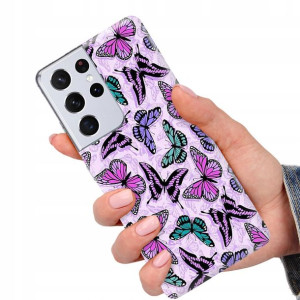 Etui do SAMSUNG S21 ULTRA 5G Motyle Butterfly Wzór