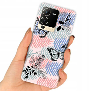 Etui do VIVO S15 5G Obudowa Butterfly Motyle Wzory