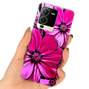 Etui do VIVO S15 5G Obudowa Kwiaty Letnie Wzory