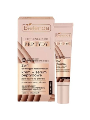 BIELENDA Krem+Serum Peptydowe pod oczy 15ml