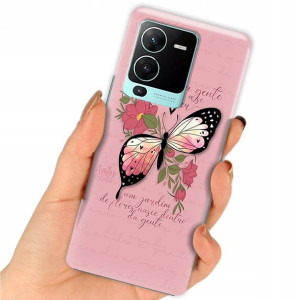 Etui do VIVO S15 PRO Case Butterfly Motyle Wzory