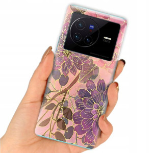 Etui do VIVO X80 Obudowa Case Kwiaty Letnie Wzory