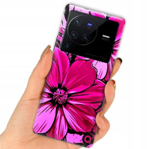 Etui do VIVO X80 PRO Case Kwiaty Letnie Top Wzory