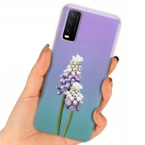 Etui do VIVO Y20 2021 Case Kwiaty Letnie Top Wzory