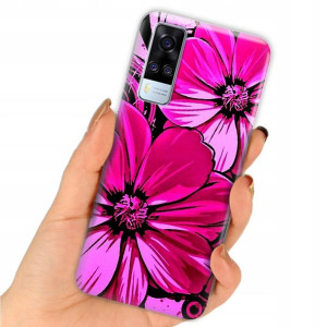 Etui do VIVO Y51 2020 Case Kwiaty Letnie Top Wzory