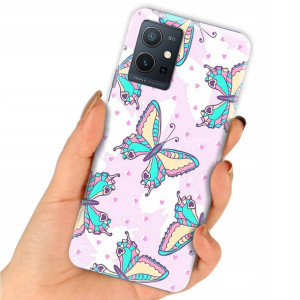 Etui do VIVO Y55 5G Obudowa Butterfly Motyle Wzory