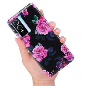 ETUI DO VIVO Y74s Kwiaty Flower Natura TOP Wzory