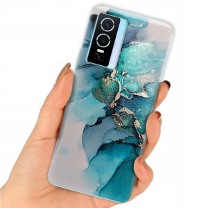 Etui do VIVO Y76S Obudowa Case Marmurki Top Wzory