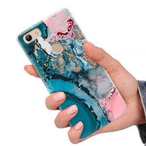 Etui do VIVO Y81 Obudowa Marmurki Letnie Wzory