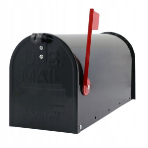 Skrzynka na listy amerykańska USA MAIL CZARNA