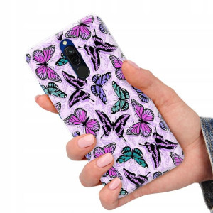Etui do XIAOMI REDMI 8 Case Motyle Butterfly Wzory