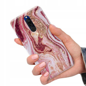 Etui do XIAOMI REDMI 8 Obudowa Case Marmurki Wzory
