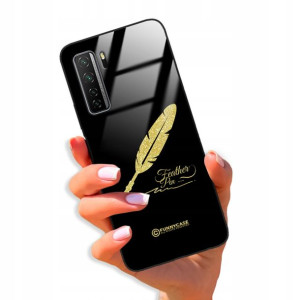 Etui Glass BROKAT do HUAWEI P40 LITE 5G Top Wzory