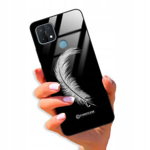 Etui Glass BROKAT do OPPO A15 Obudowa Modne Wzory