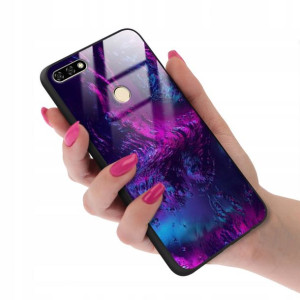 Etui Glass do HUAWEI HONOR 7A Case Modne Top Wzory
