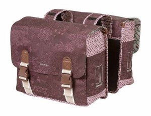 Sakwa miejska podwójna BASIL BOHEME DOUBLE BAG 35L, mocowanie na paski, wod