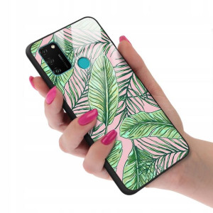 Etui GLASS do HUAWEI HONOR 9A Case Kwiatki Wzory