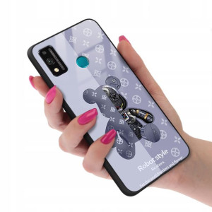 Etui GLASS do HUAWEI HONOR 9X LITE Misie Wzory