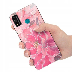 Etui Glass Do Huawei Honor 9x Lite Pastelowe Wzory