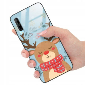 ETUI GLASS do HUAWEI HONOR 9X PRO Christmas Wzory
