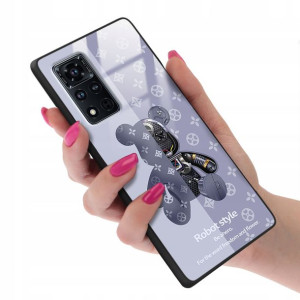 Etui GLASS do HUAWEI HONOR VIEW V40 5G Misie Wzory