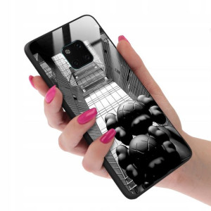 Etui GLASS do HUAWEI MATE 20 PRO Case Misie Wzory