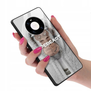 Etui GLASS do HUAWEI MATE 40 Bearbrick Misie Wzory