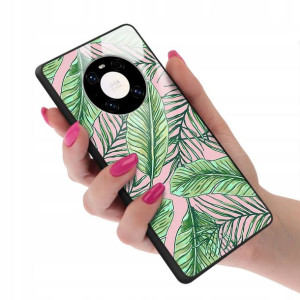 Etui GLASS do HUAWEI MATE 40 Case Kwiaty Top Wzory