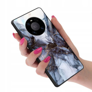 Etui GLASS do HUAWEI MATE 40 PRO Marmurki Wzory
