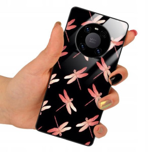 Etui Glass do HUAWEI MATE 40 PRO Motyle Case Wzory