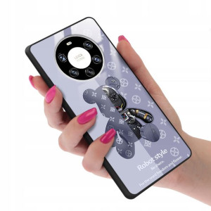 Etui GLASS do HUAWEI MATE 40 PRO PLUS Misie Wzory