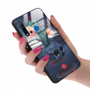 Etui GLASS do HUAWEI NOVA 5i Case Piękne Top Wzory