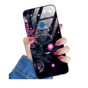 Etui Glass Do Huawei Nova 5i Eleganckie Mix Wzory