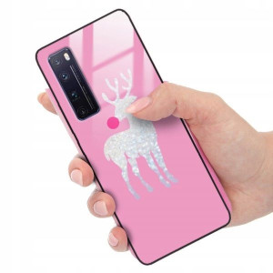 ETUI GLASS do HUAWEI NOVA 7 PRO Christmas Wzory