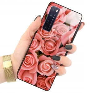 ETUI GLASS do HUAWEI NOVA 7 PRO Gold Glamour Wzory