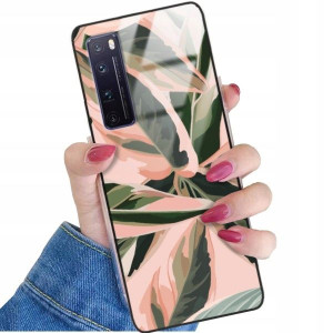 ETUI GLASS do HUAWEI NOVA 7 PRO Kwiaty Japan Wzory