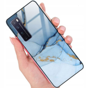 Etui Glass Do Huawei Nova 7 Pro Marmurek Mix Wzory