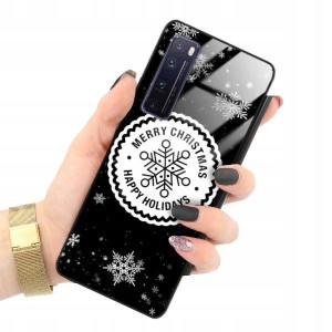 ETUI GLASS do HUAWEI NOVA 7 PRO Święta Zima Wzory