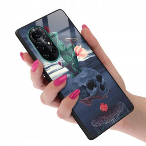 Etui GLASS do HUAWEI NOVA 8 Case Biologiczne Wzory