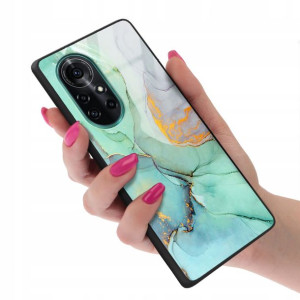 Etui GLASS do HUAWEI NOVA 8 Case Marmurki Wzory