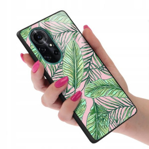 Etui GLASS do HUAWEI NOVA 8 PRO Case Kwiatki Wzory