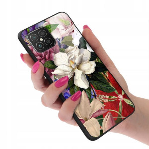 Etui GLASS do HUAWEI NOVA 8 SE Case Kwiatki Wzory