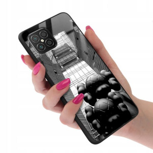 Etui GLASS do HUAWEI NOVA 8 SE Case Misie Wzory