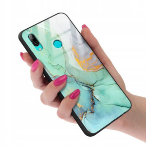 Etui GLASS do HUAWEI P SMART 2020 Marmurki Wzory
