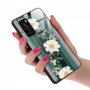 Etui GLASS do HUAWEI P40 Case Modne Kobiece Wzory